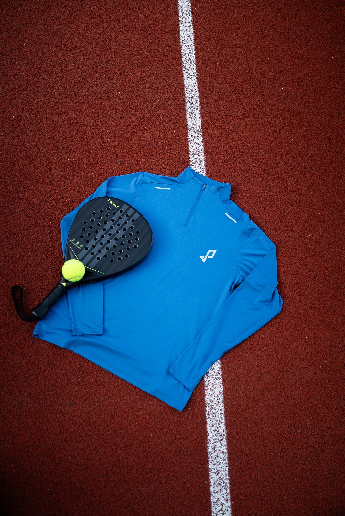 PDL Enrique Court Half Zip Padel Blue