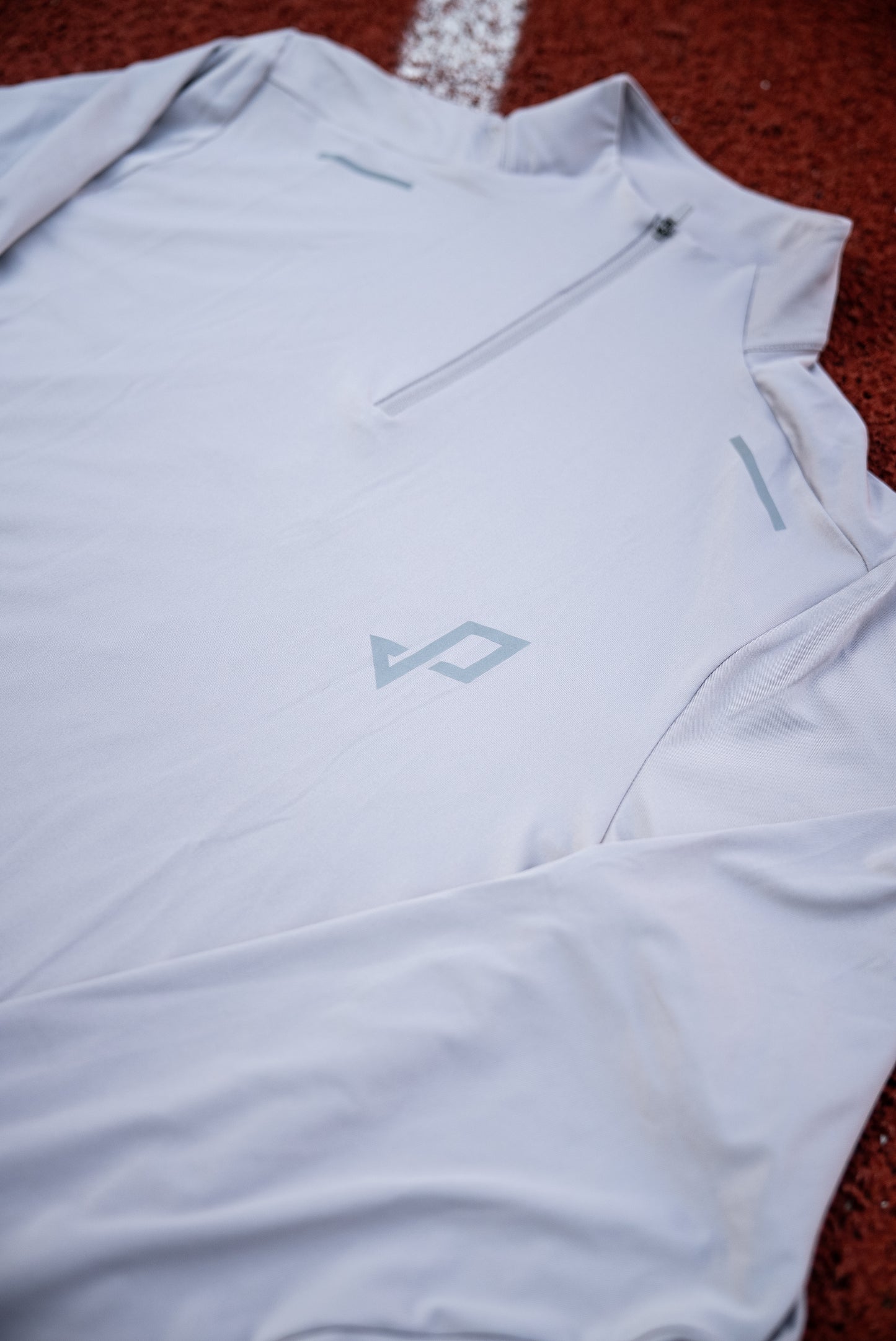 PDL Enrique Court Half Zip Clay Grey