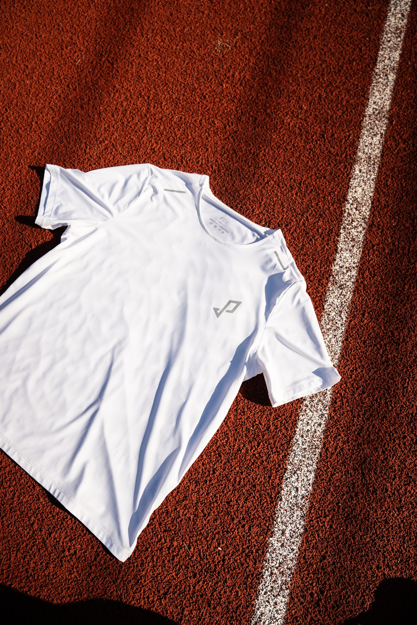 PDL Enrique Court T-Shirt Glacier White