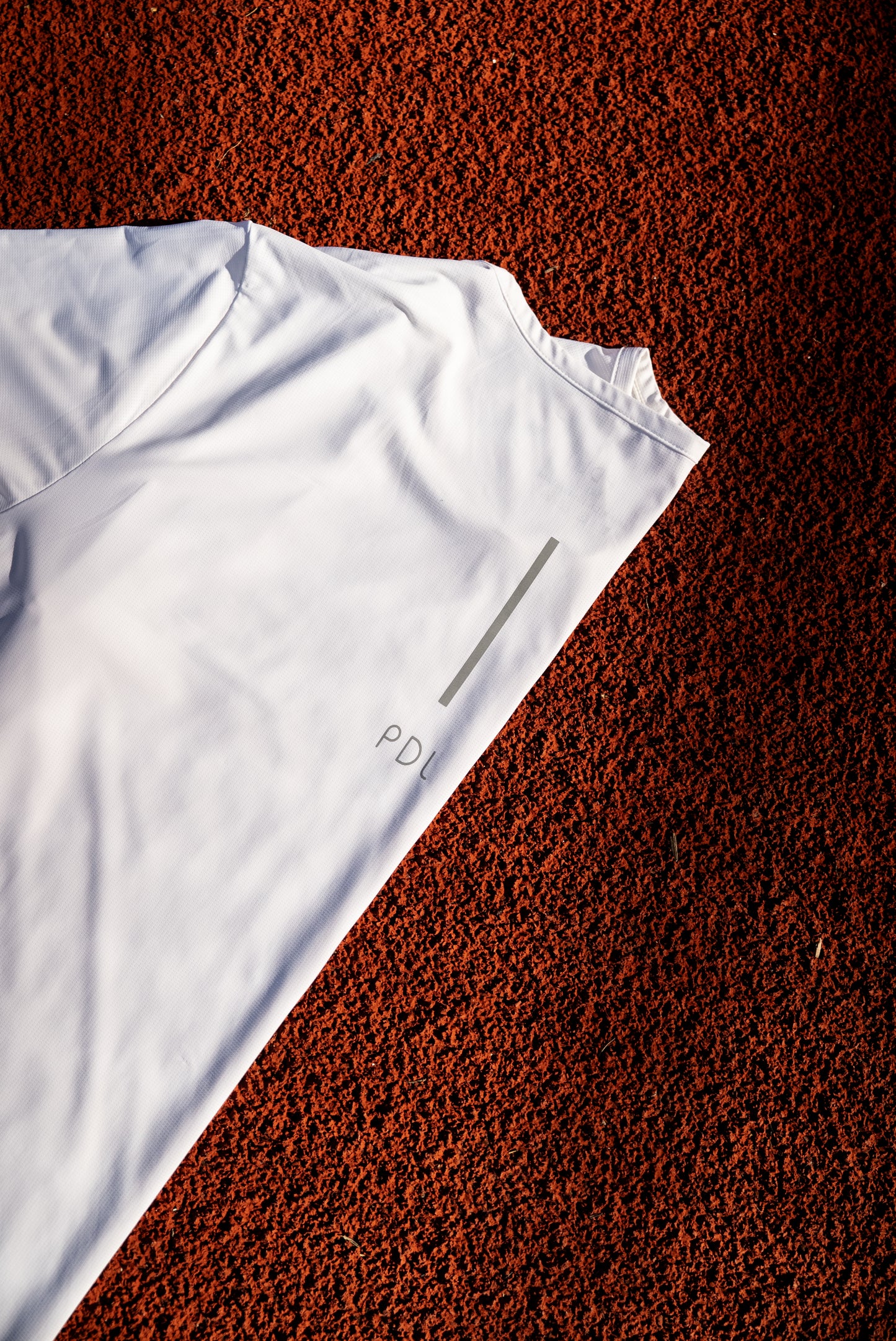 PDL Enrique Court T-Shirt Glacier White